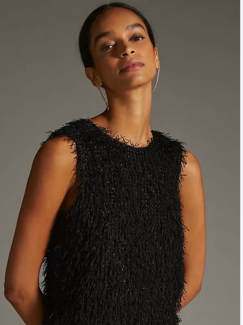 Anthropologie Current Air  textured Sparkle Top